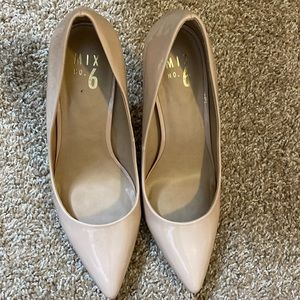 Nude stilettos heels